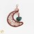 Handmade crescent moon pendant 