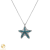 Female necklace with starfish 