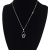 Necklace with double heart 