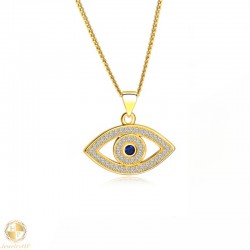 Necklace with eye charm