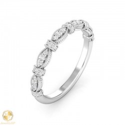 Διαμαντένιο δαχτυλίδι από λευκόχρυσο 