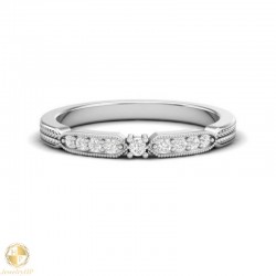 Διαμαντένιο δαχτυλίδι από λευκόχρυσο 