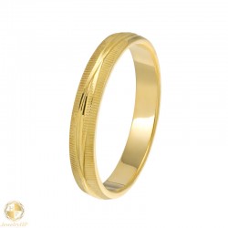 Gold pair wedding ring 