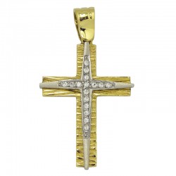 Γυναικείος χρυσός σταυρός 4108.06540031