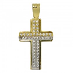 Γυναικείος χρυσός σταυρός 4108.06540040