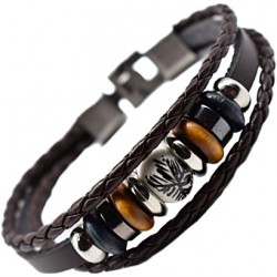 Male bracelet by leather