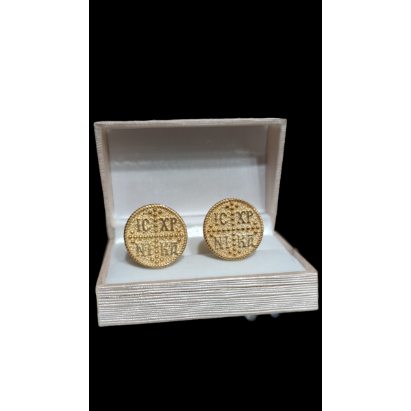 SPECIAL EDITION - GOLD PLATED AMULET CUFFLING BY SILVER 925