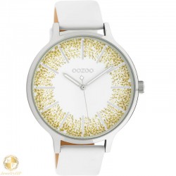 OOZOO γυναικείο ρολόι με δερμάτινο λουρί W4107C10565