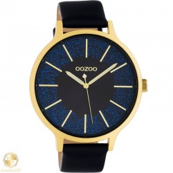 OOZOO γυναικείο ρολόι με δερμάτινο λουρί W4107C10568