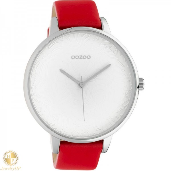 OOZOO γυναικείο ρολόι με δερμάτινο λουρί W4107C10570