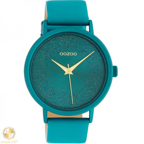 OOZOO γυναικείο ρολόι με δερμάτινο λουρί W4107C10581