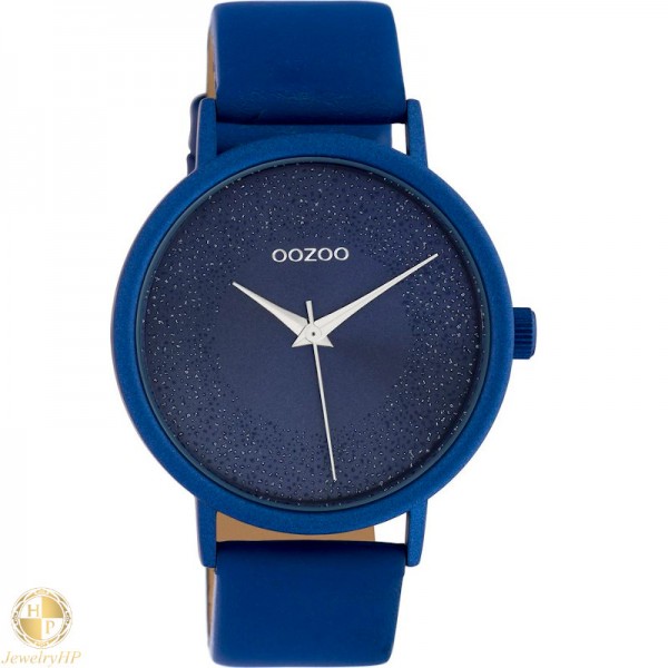 OOZOO γυναικείο ρολόι με δερμάτινο λουρί W4107C10583