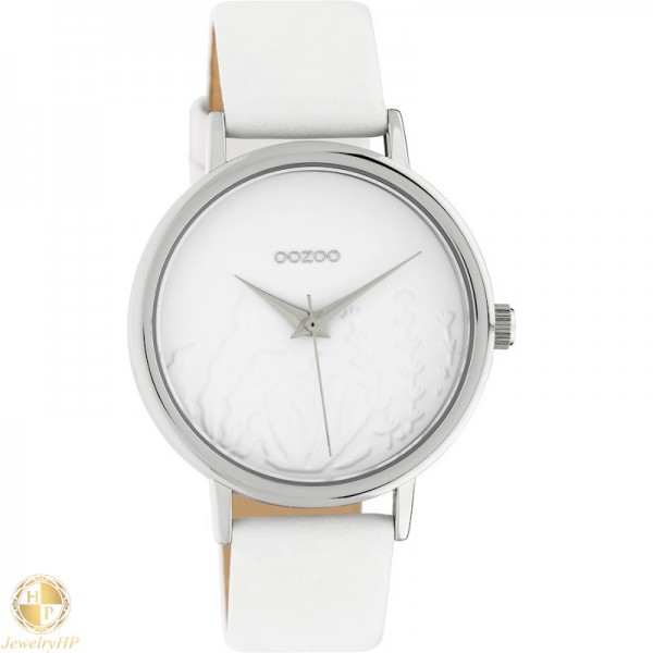 OOZOO γυναικείο ρολόι με δερμάτινο λουρί W4107C10600