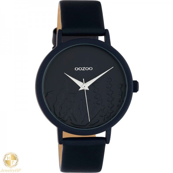OOZOO γυναικείο ρολόι με δερμάτινο λουρί W4107C10607