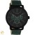 OOZOO ανδρικό ρολόι με πράσινο δερμάτινο λουρί W4107C10508