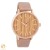 OOZOO γυναικείο ρολόι με ξύλινο καντράν
